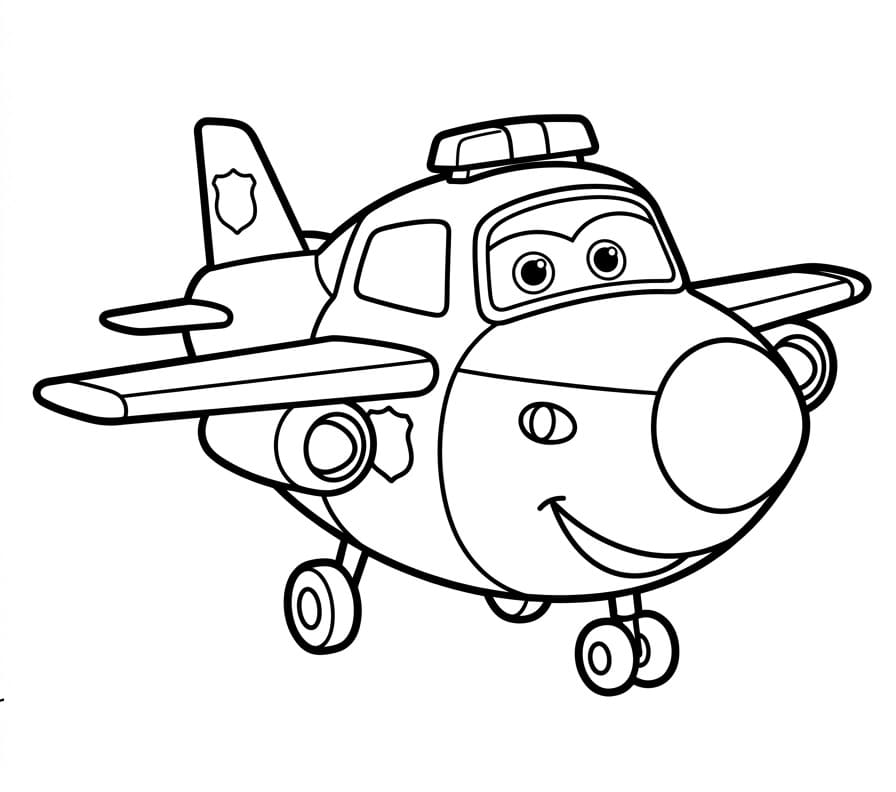 Tolle Super Wings ausmalbilder