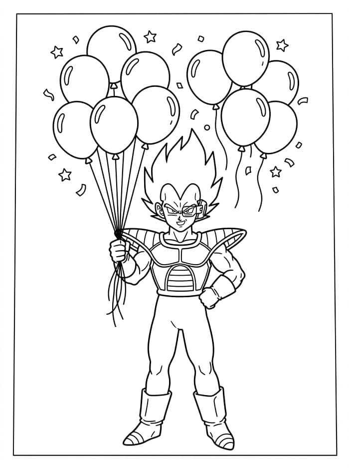 Tolle Vegeta ausmalbilder