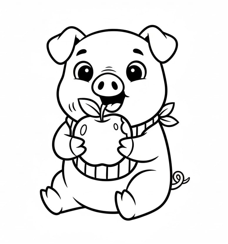 Tolles Schwein ausmalbilder