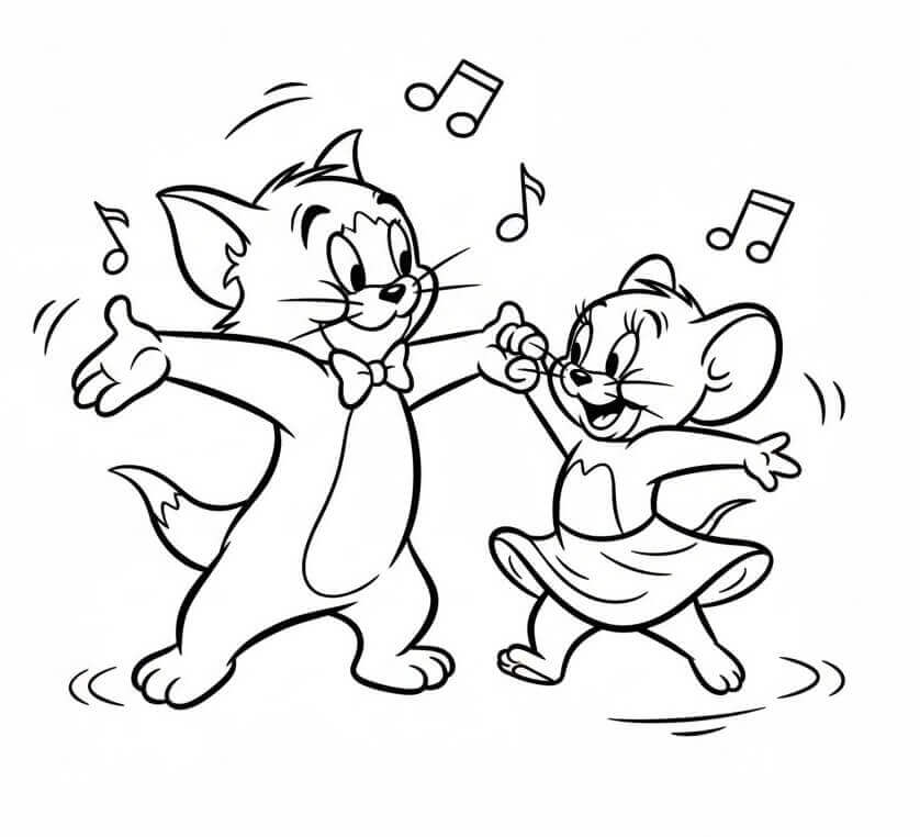 Tom und Jerry (3) ausmalbilder