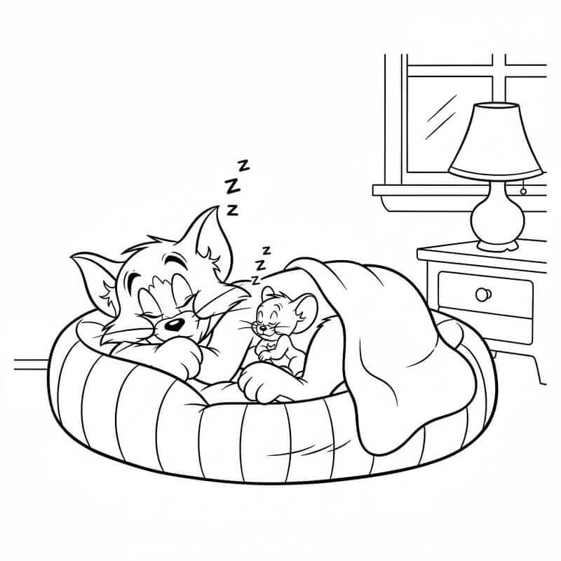 Tom und Jerry (4) ausmalbilder