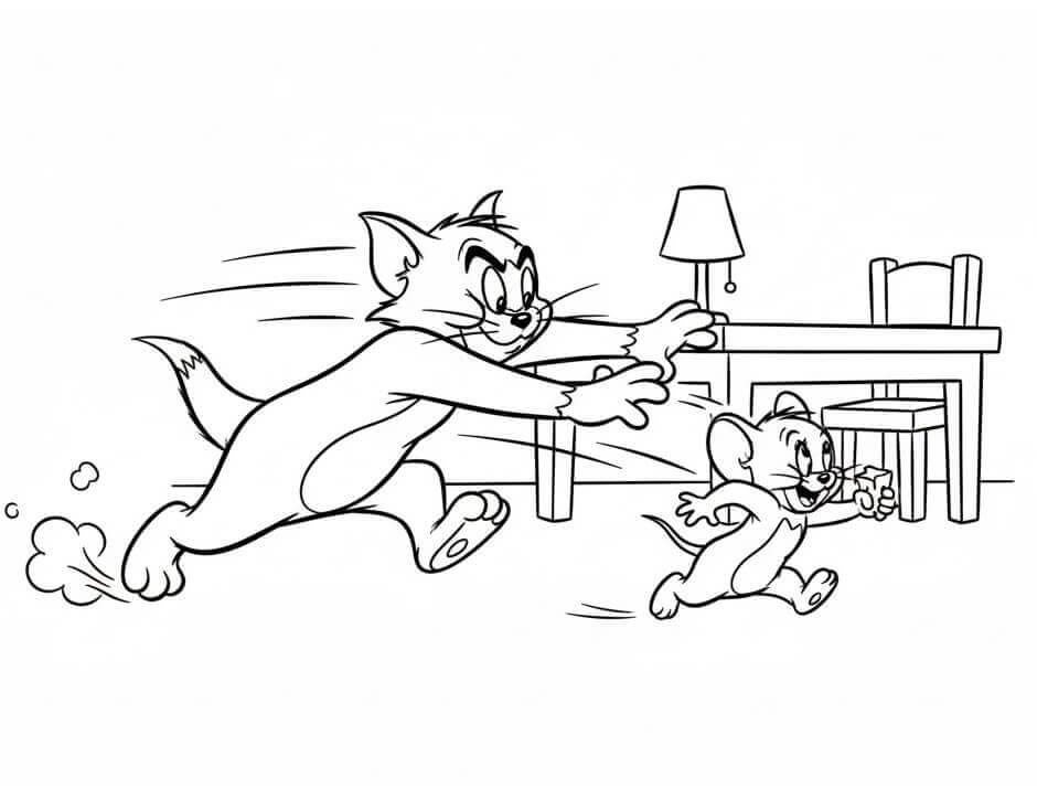 Tom und Jerry Ausmalbilder für Kinder ausmalbilder