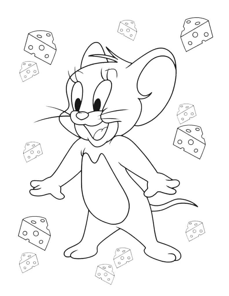 Tom und Jerry kostenlos für Kinder ausmalbilder