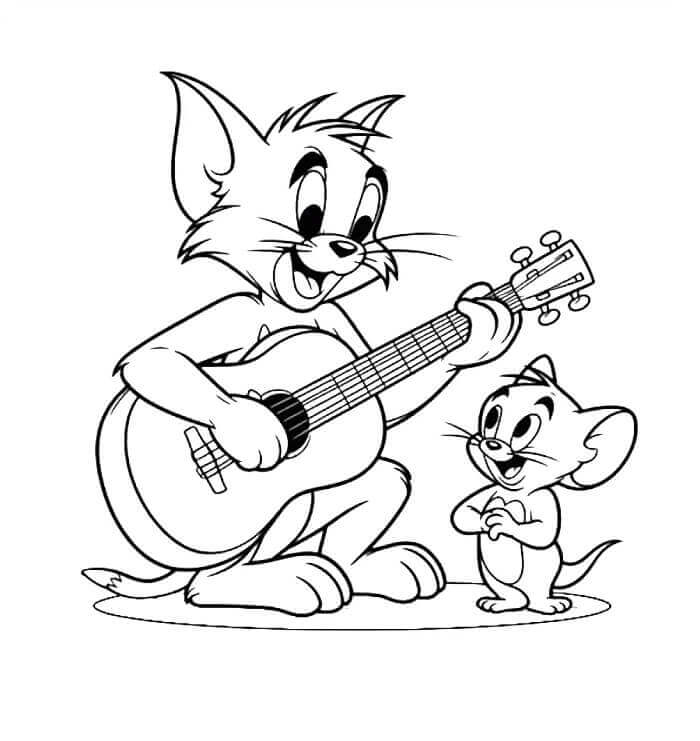 Tom und Jerry kostenlos ausmalbilder