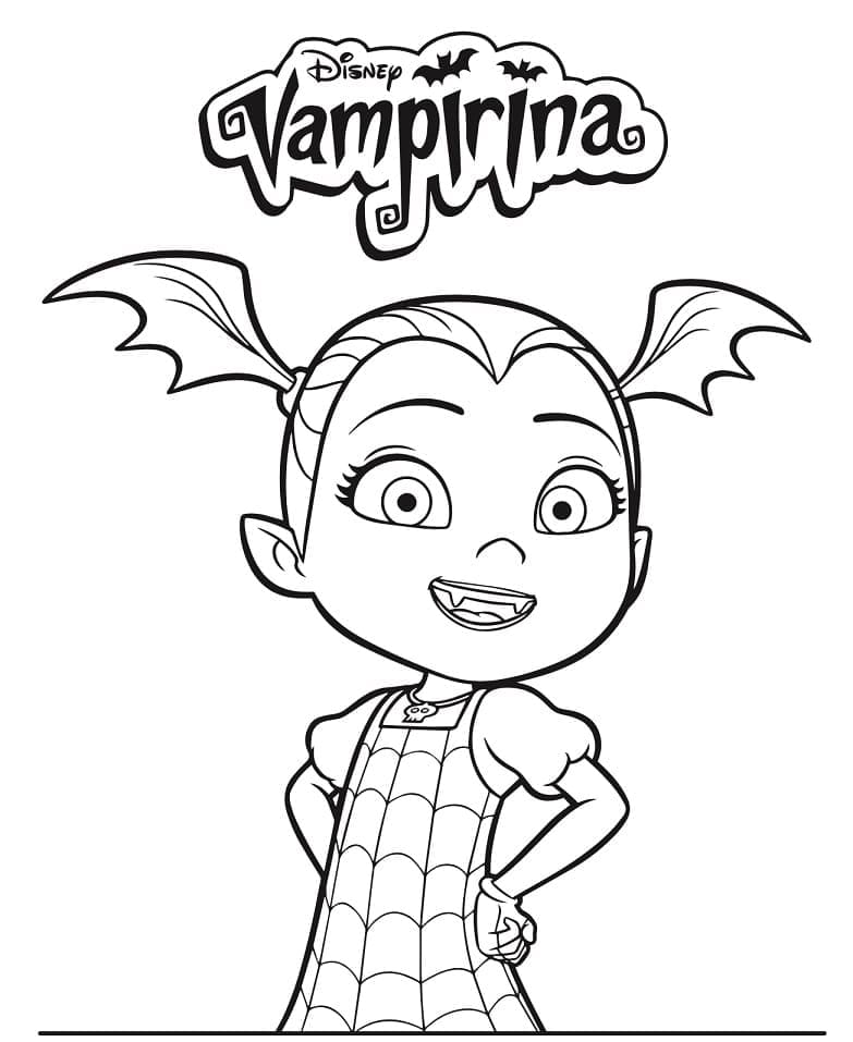 Vampirina für 2-jährige Kinder ausmalbilder