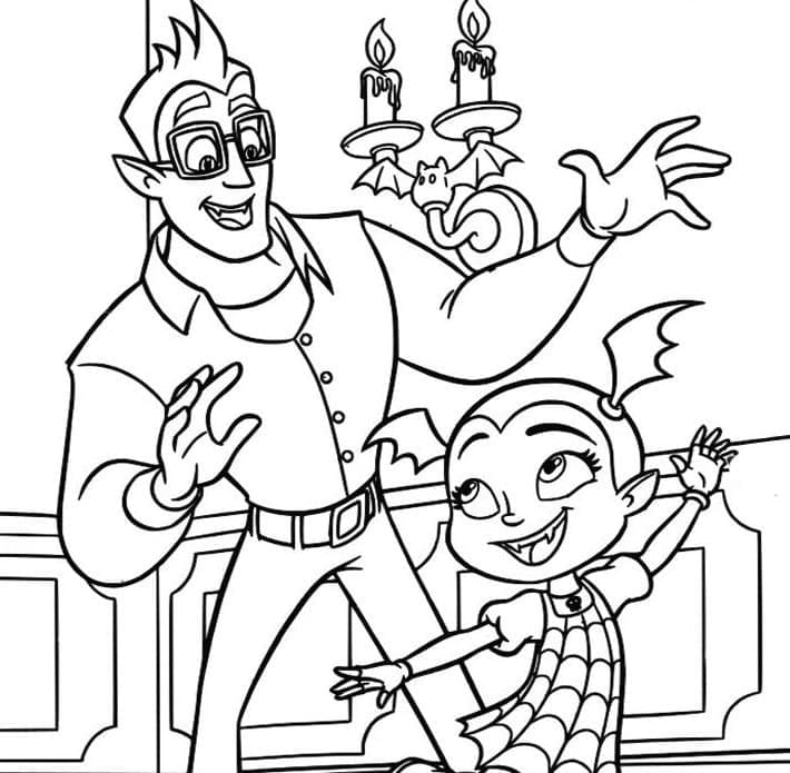 Vampirina gratis ausmalbilder