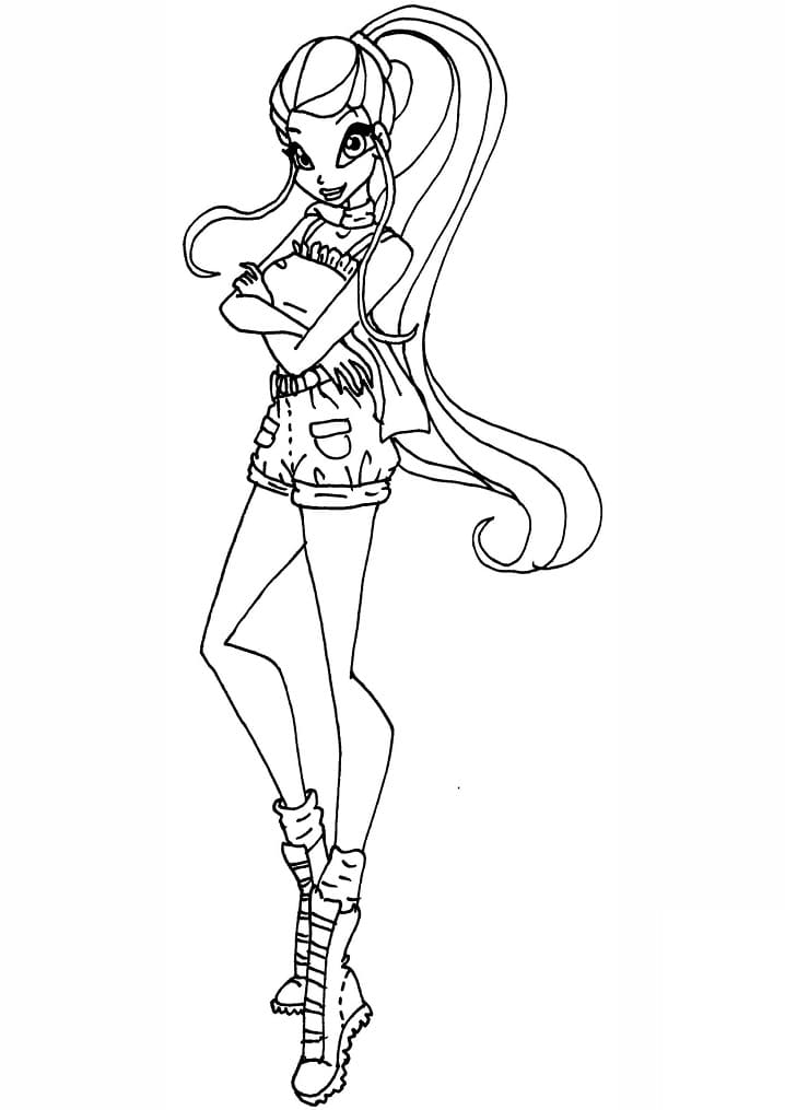 Winx Club für 6-jährige Kinder ausmalbilder