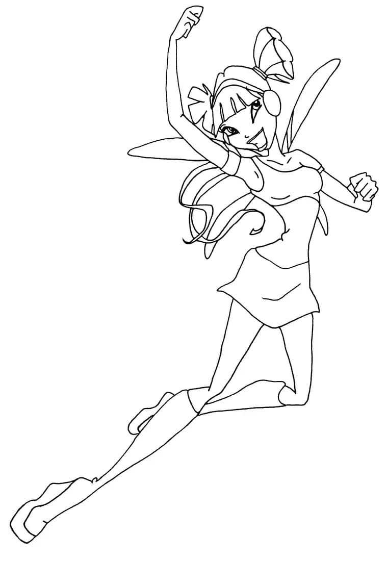 Winx Club gratis ausmalbilder