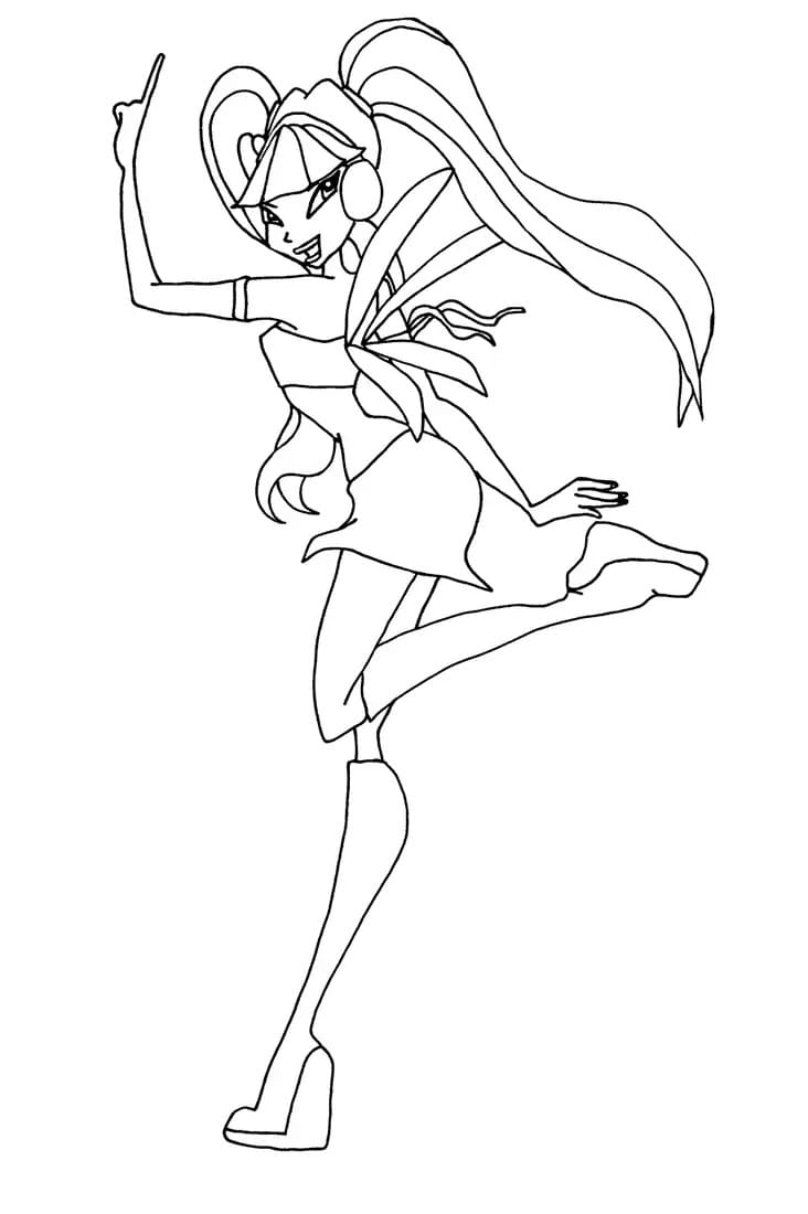 Winx Club zum Ausdrucken ausmalbilder