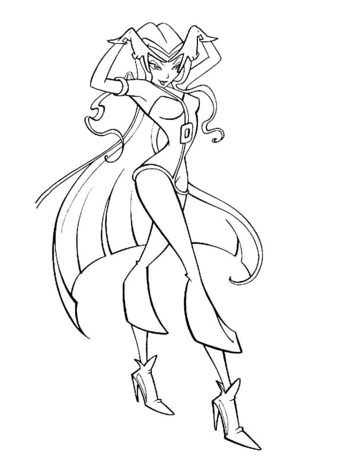 Winx Club zum Drucken ausmalbilder