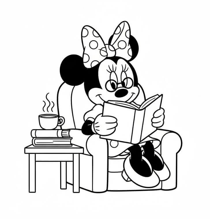 Wunderbare Minnie Maus ausmalbilder