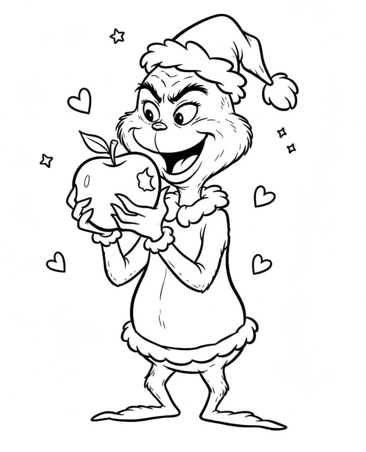 Wunderbarer Grinch ausmalbilder