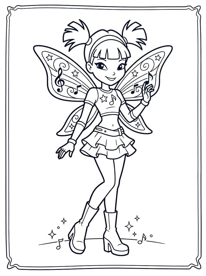 Wundervoller Winx Club ausmalbilder