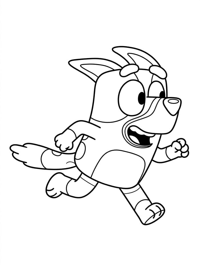 Zeichentrick-Bluey ausmalbilder