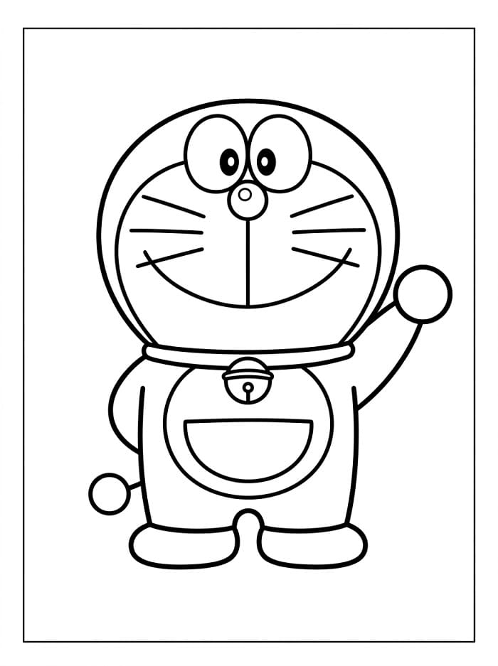 Zeichentrick-Doraemon ausmalbilder
