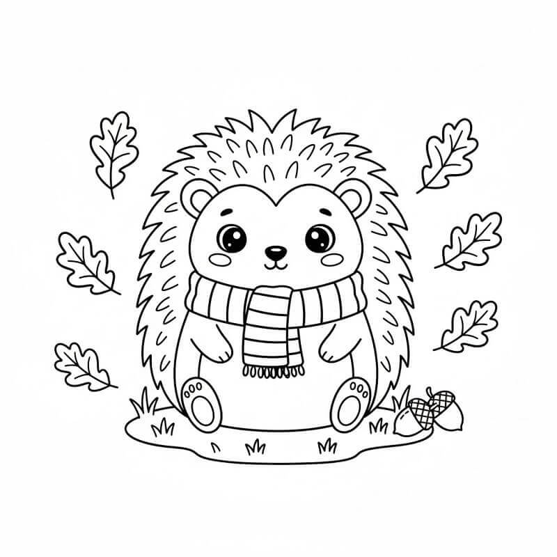 Igel ausmalbilder