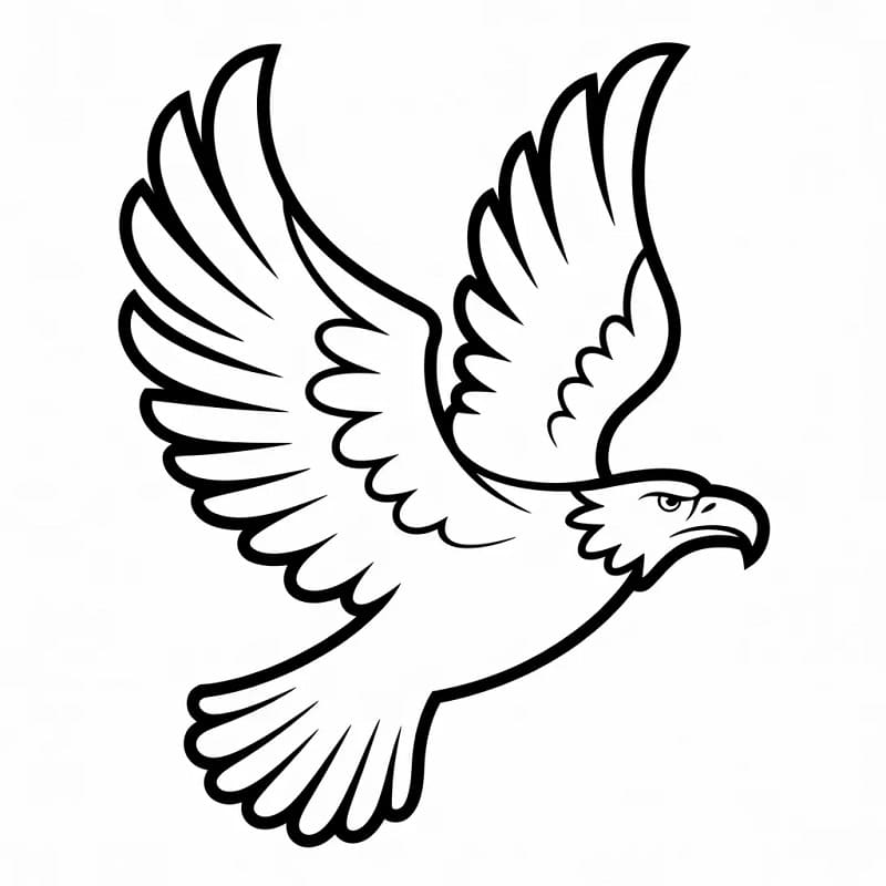 Adler zum Drucken ausmalbilder