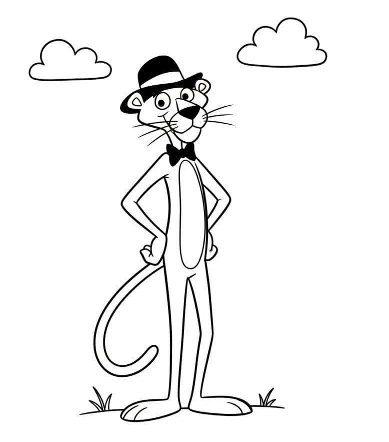 Animated Rosarote Panther ausmalbilder