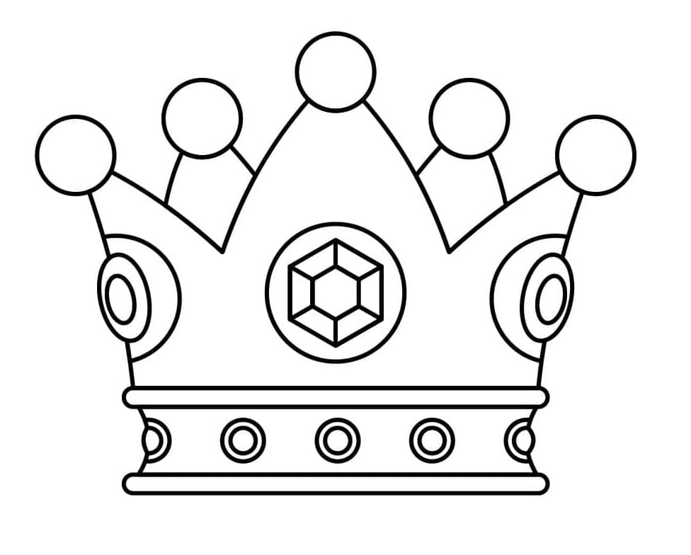 Animierte Krone ausmalbilder