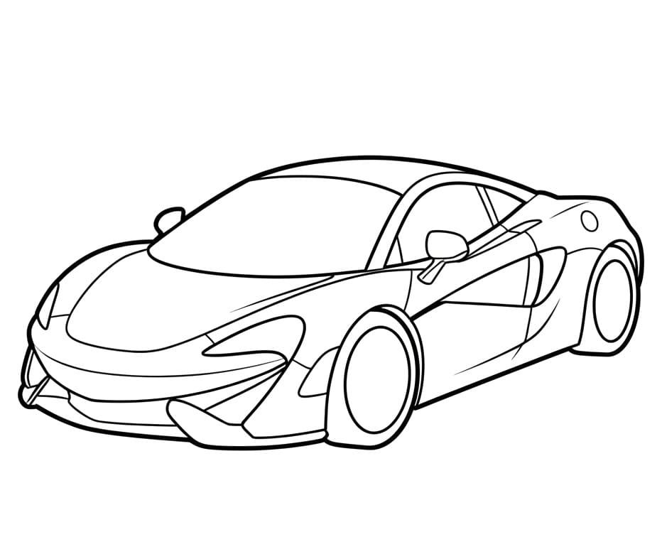 Ausdruckbarer McLaren für Kinder