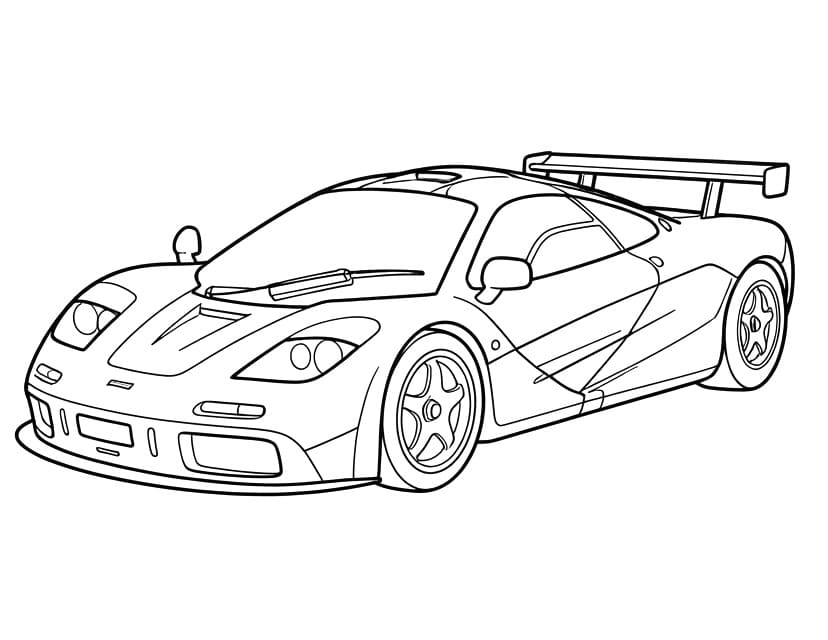 McLaren ausmalbilder