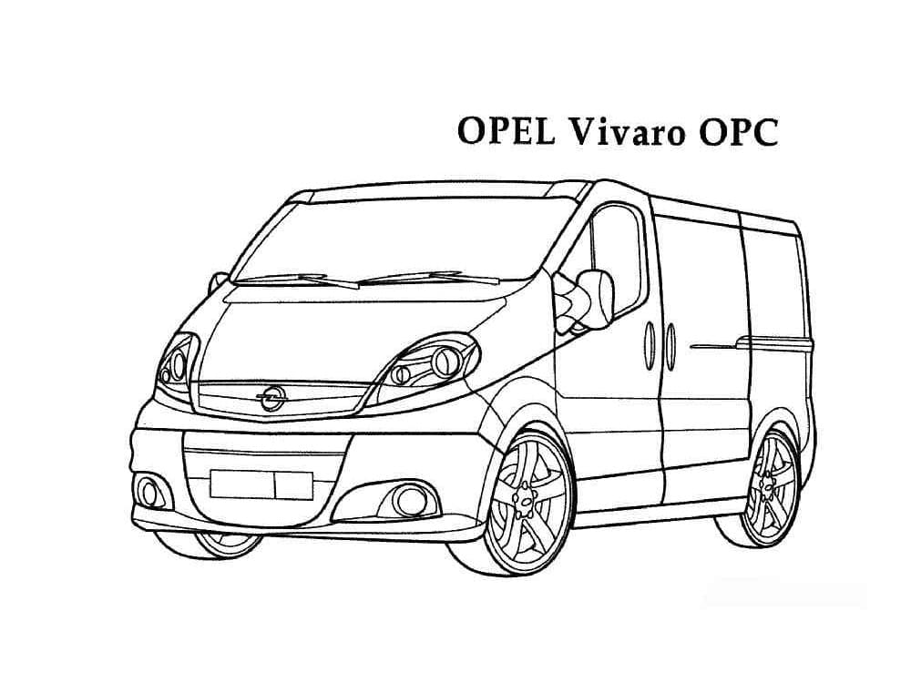 Ausdruckbarer Opel für Kinder