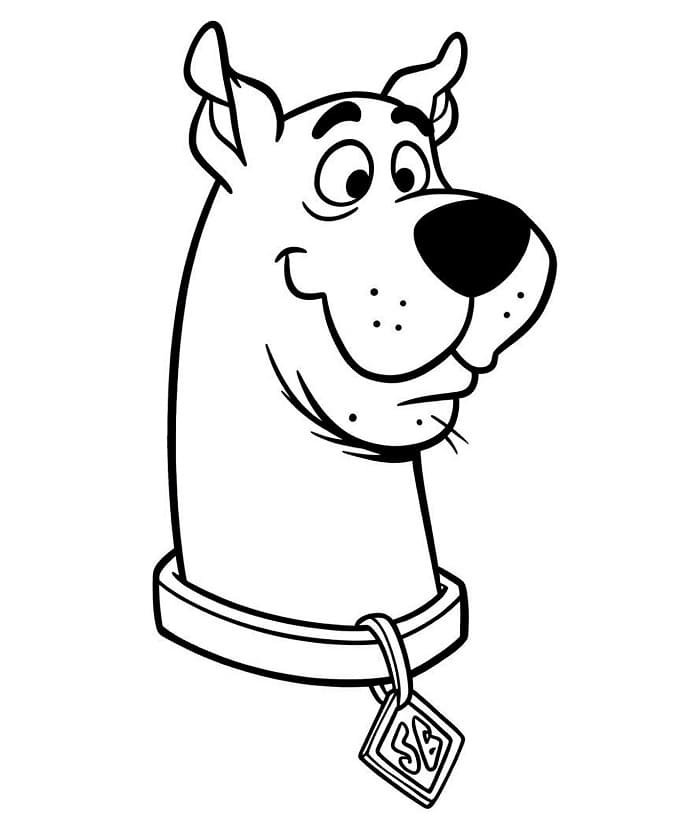 Ausdruckbarer Scooby-Doo für Kinder ausmalbilder