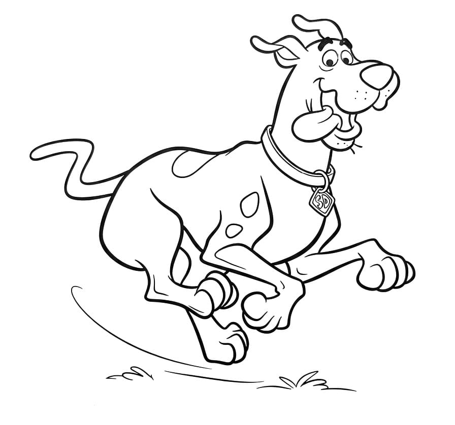 Ausdruckbarer Scooby-Doo ausmalbilder