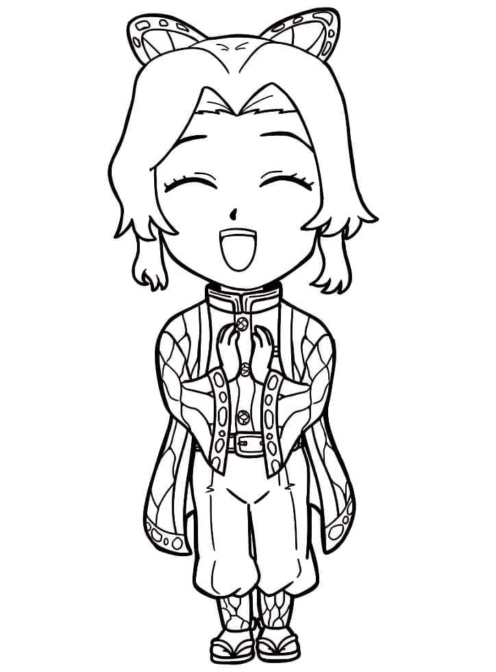 Ausdruckbarer Shinobu ausmalbilder