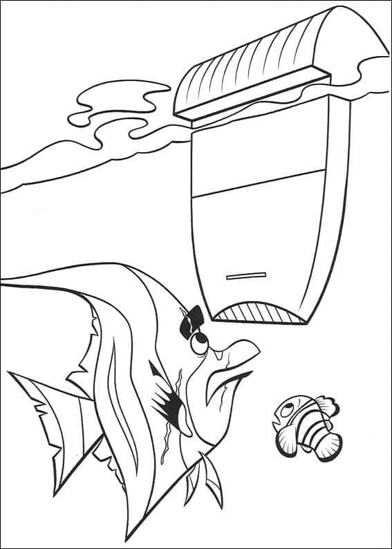 Ausdruckbares Findet-Nemo-Bild ausmalbilder