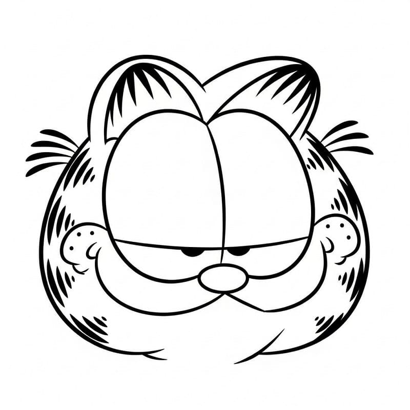 Ausdruckbares Garfield-Bild ausmalbilder