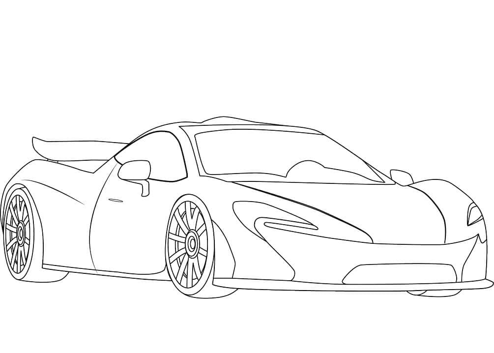 Ausdruckbares McLaren-Bild