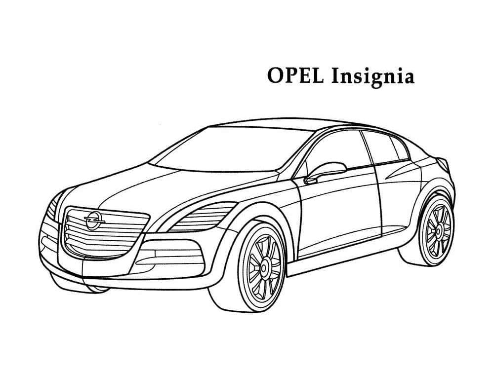 Ausdruckbares Opel-Bild