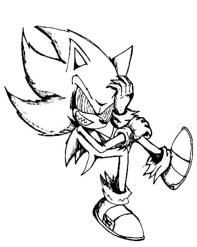 Ausdruckbares Sonic-Exe-Bild ausmalbilder