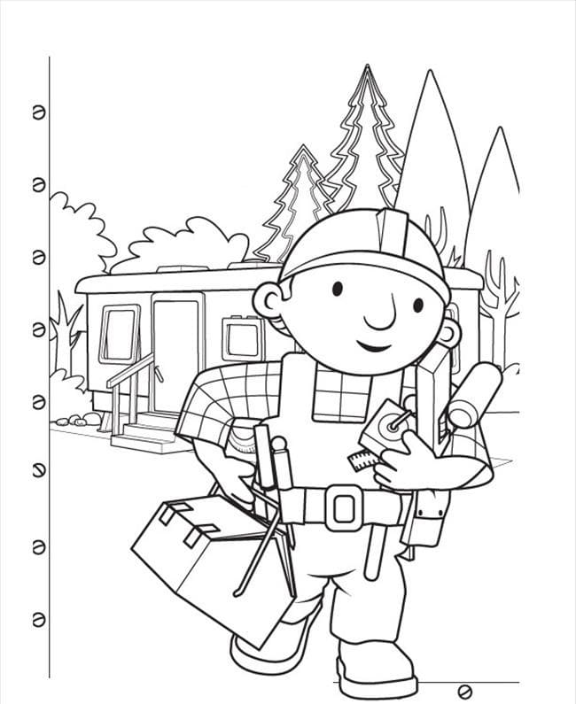 Bob der Baumeister für 1-jährige Kinder ausmalbilder