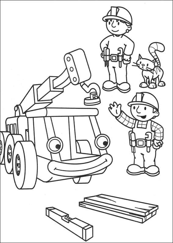 Bob der Baumeister für 5-jährige Kinder ausmalbilder
