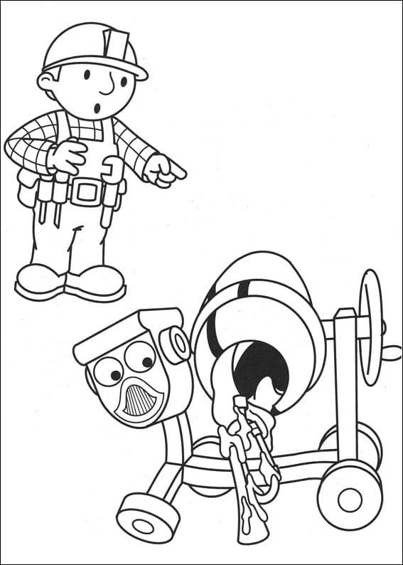 Bob der Baumeister für 6-jährige Kinder ausmalbilder