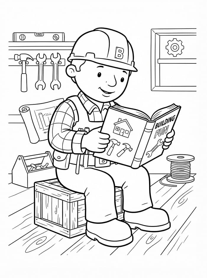 Bob der Baumeister kostenlos ausmalbilder