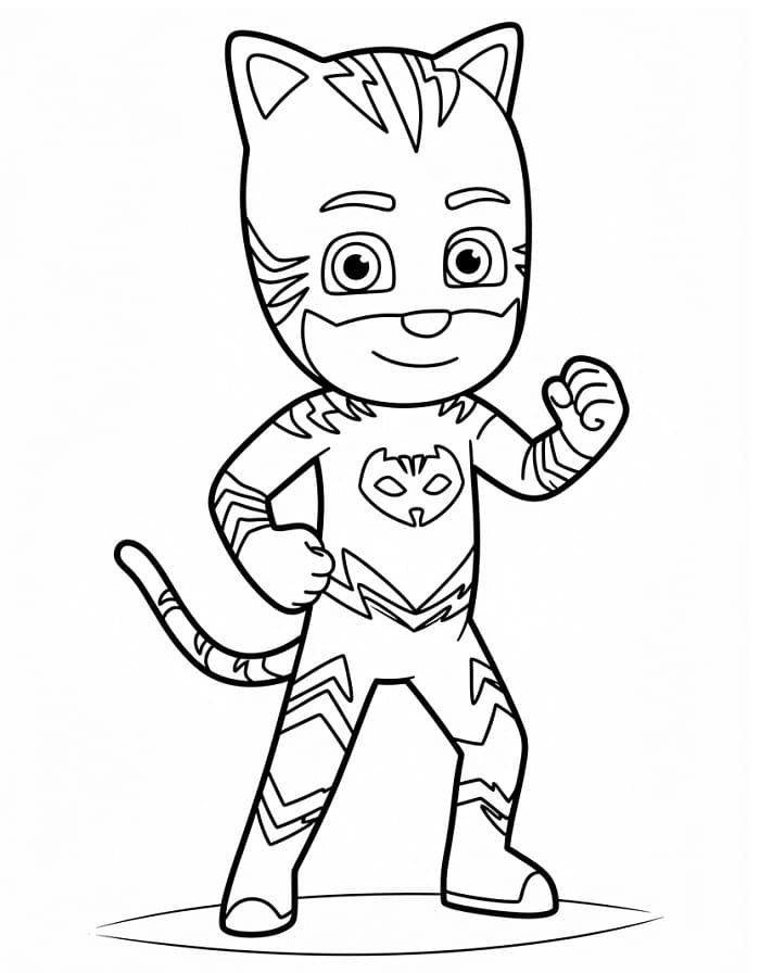 Catboy in PJ Masks ausmalbilder