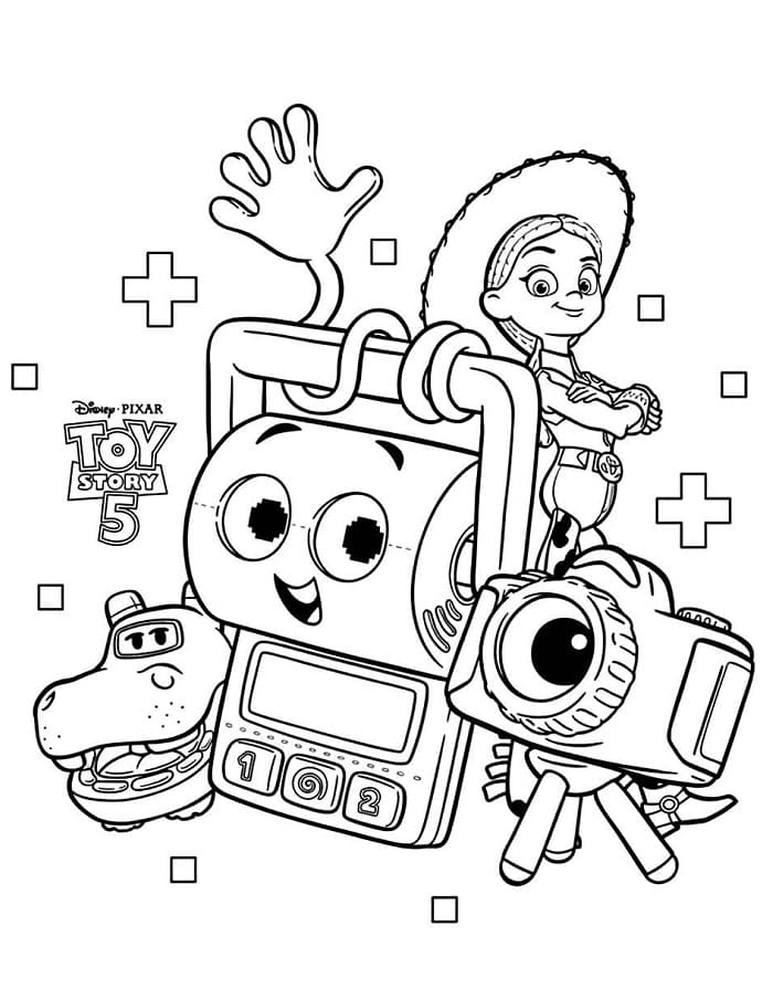 Toy Story 5 ausmalbilder