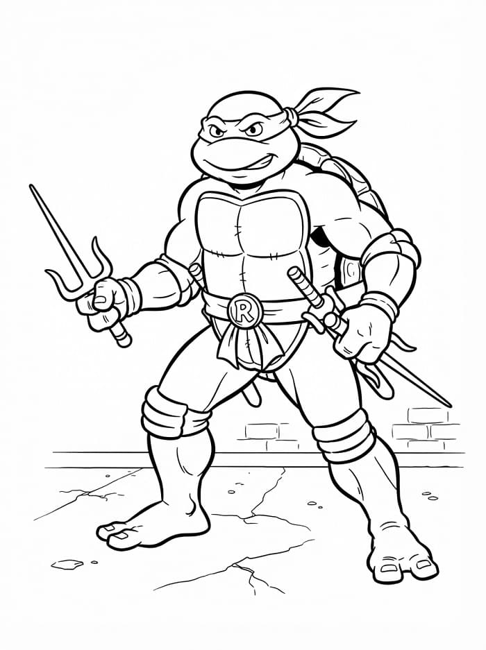 Coole Ninja Turtles ausmalbilder