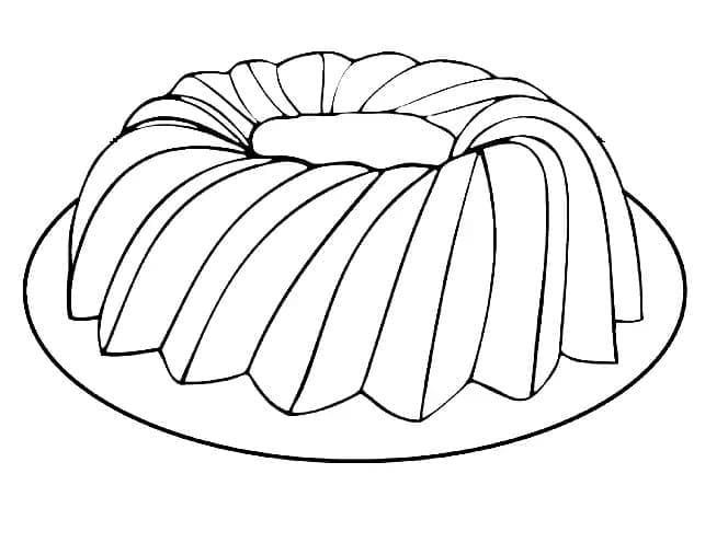 Druckbare Kuchenvorlage ausmalbilder