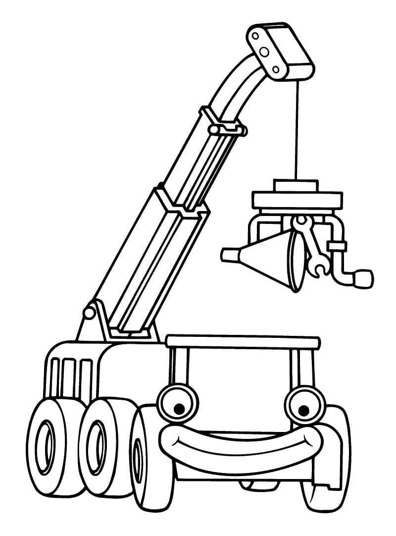 Druckbarer Bob der Baumeister ausmalbilder