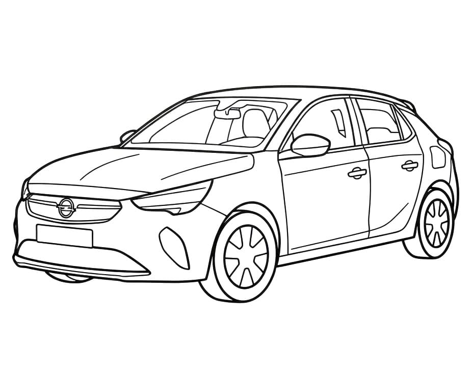 Druckbarer Opel