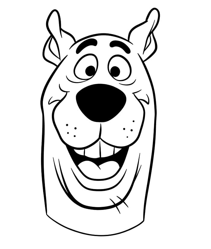 Druckbarer Scooby-Doo für Kinder ausmalbilder