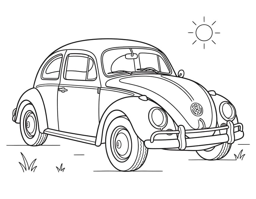 Druckbarer Volkswagen