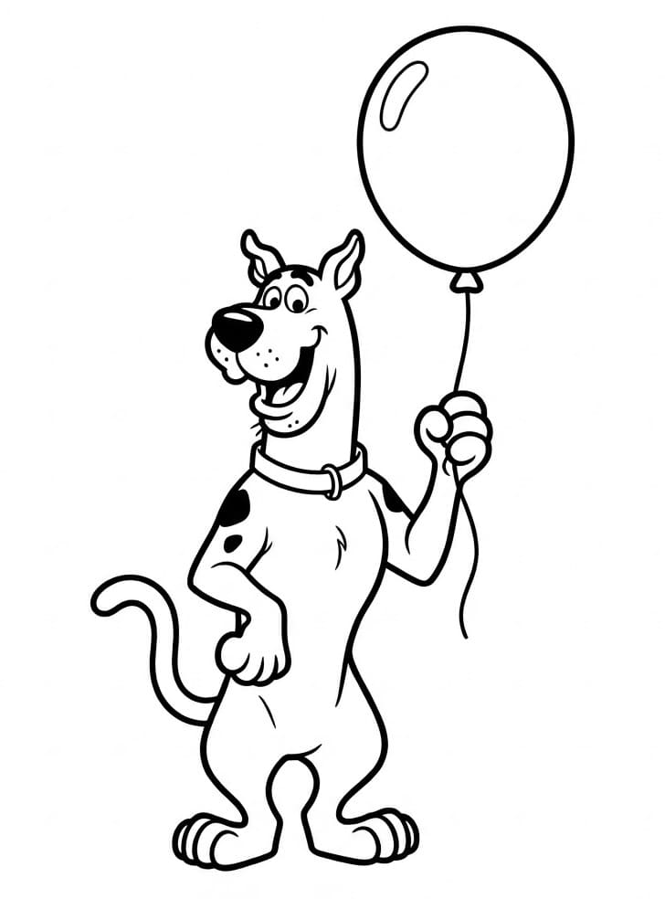 Druckbares Bild von Scooby-Doo ausmalbilder