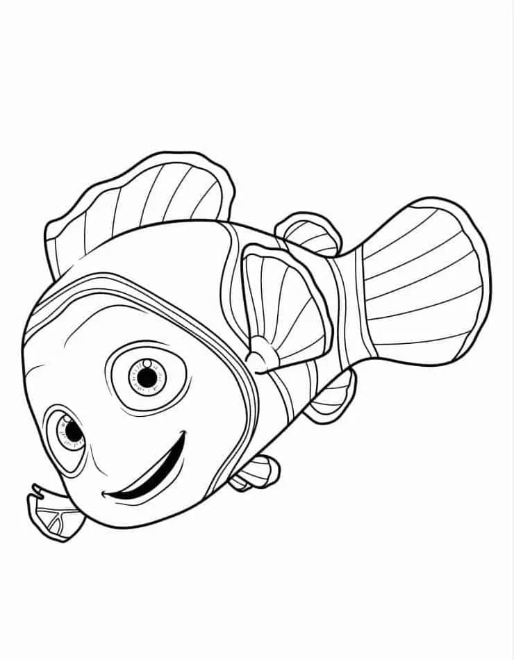 Druckbares Findet Nemo ausmalbilder