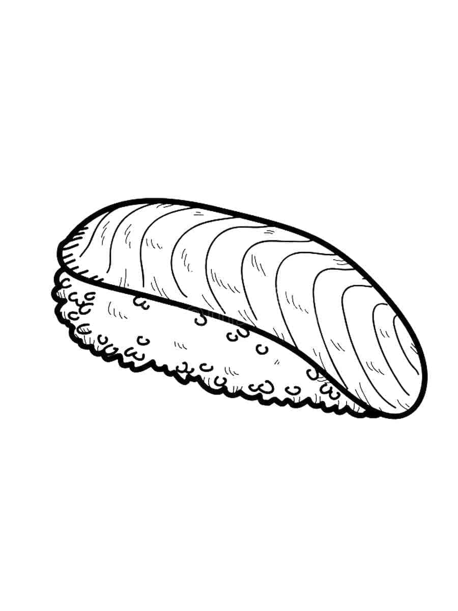 Druckbares Sushi für Kinder ausmalbilder
