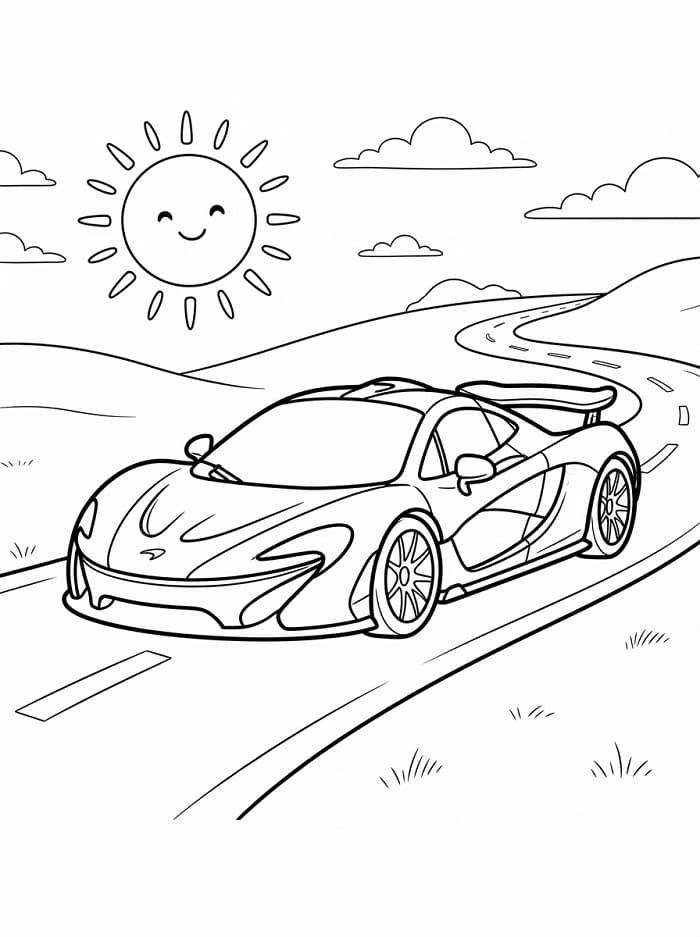 Ein McLaren-Sportwagen